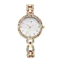 Titan Raga Showstopper Quartz Analog Mother of Pearl Dial Metal Strap Watch for Women
