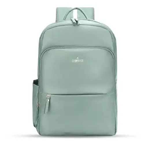THE CLOWNFISH Women's Laptop Backpack | Vegan Leather Laptop Bag for Office, College, Travel | Fits 15.6 Inch Laptop | Elegance Collection