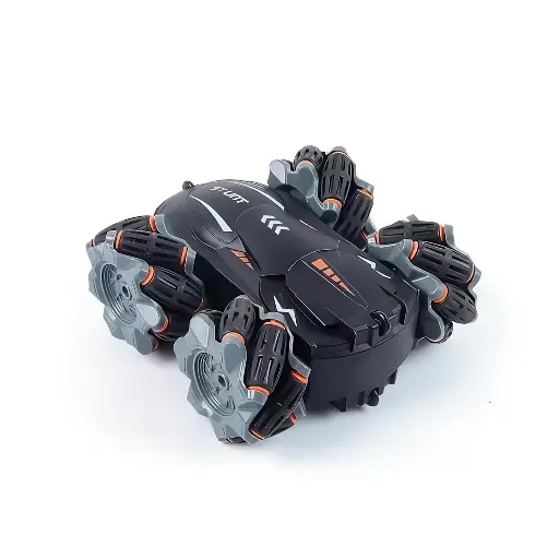 Eli & Chi 4 Wheel Drive Double Sided RC Stunt Toy Car: Drift Toy for Kids - Remote Control Racing, 360° Rotation, Rechargeable Battery